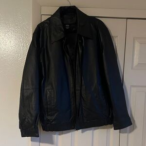 Covington Men's Black Leather Jacket